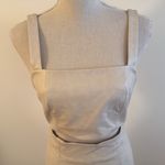 7 For All Mankind NEW Faux Leather Dress Cutout Size Small Photo 1