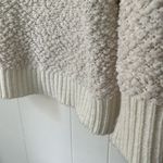 Umgee cozy v-neck off white ivory pullover sweater ~ women’s size L Photo 4