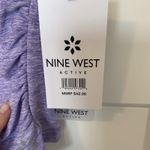 Nine West  Shirt‎ Womens Lavender NWT Yoga Gym Wicking Cutout Back $46 New! Photo 3
