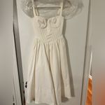 House Of CB Kelly White Midi Corset Dress Photo 8