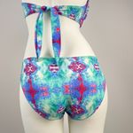 Elle NWT  1PC Swimsuit Multicolor Cubic Zirconia Floral Swimwear Size L Photo 6