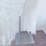 Young Fabulous and Broke YFB “The Everything” Maxi Dress in White Hi-Low Hem Size L New w/Tag Retail $242 Photo 6