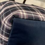 Burberry Blue Label Black and White Plaid Tote - tiny holes in corners Photo 7