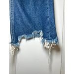 We The Free  Maggie Jeans‎ Mid Rise Straight Leg Frayed Hem Dark Wash 25 Photo 2
