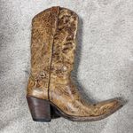 Lucchese  Women’s Heeled Boots Autumn Dry Leaf Leather Western Cowgirl M5711 8B Photo 3