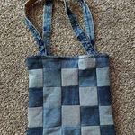 Handmade denim tote bag Women's Blue Bag Photo 0