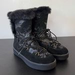 Johnny Was  Leather Freja Moon Boot In Black Size 8 Photo 0