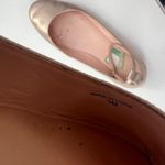 Kate Spade  Size 9 Ballet Flats Wagan Ankle Strap Leather in Quartz Metallic Gold Photo 6