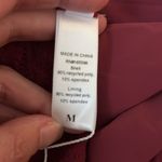 ANDIE Bikini Set Baja Top Super High Waisted Bottom Size M Syrah Red Lace NWT Photo 7