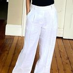 Madewell  Harlow White Wide Leg Linen Pants 2 Photo 1