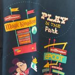 Disney  Mickey Play In The Park Crew Neck Pullover Sweatshirt Sz Medium M Photo 2