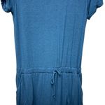 32 Degrees Heat 32 Degrees Cool Women's Pullover Short Sleeve Blue Dress Size Large Side Pockets Photo 3