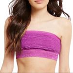 Free People  Lace Bandeau - Neon Orchid Photo 0