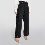 Citizens of Humanity  Ayla Embroidered Wide Leg Jeans Voila Size 33 NWT Photo 1
