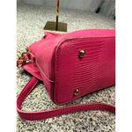 Bebe  Fabiola Pink Mini Dome Crossbody Satchel with Card Case Photo 2