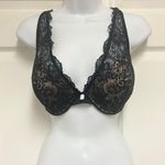 Third Love Black 24/7 Lace Contour Uplift Plunge Bra Photo 2