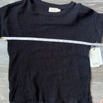 Nation Ltd NEW Women's Black gauze Cotton Short Sleeve Top Size XS Photo 6