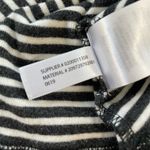 Ralph Lauren LAUREN Top Stripe Faux Suede Elbow Patch Zipper Detail Size Large Photo 8