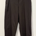Michael Kors  Dress Pants Womens 14 Black Wide Leg Quiet Luxury Career Workwear Photo 0