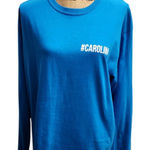 Gildan  Carolina Long Sleeve T-Shirt Graphic Tee Casual‎ Top Large Photo 0