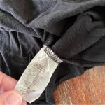 🦃 Edista Black Patterned Cap Sleeve Shirt Size XL Photo 4