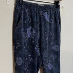 Marine layer - Re-Spun Allison Pant Navy Floral Casual Pull On Travel Photo 2