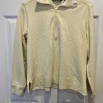 Eddie Bauer Vintage Eddie Bauer Yellow Quarter Zip Sweatshirt Women’s Size Medium Photo 0