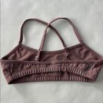 Beyond Yoga  Marble Print Crossback Sports Bra Taupe Size Small Photo 2