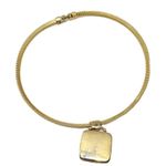 Vintage Gold tone Coin Medallion Necklace Photo 2