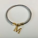 Modern Expressions “M” Initial Rope Bracelet Silver Photo 5