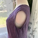 Slinky Dress Purple & Black Verigated No Tags Liquid Silk Beach Resort Boho Chic Size L Photo 2