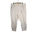 Judy Blue Jeans White Size 24 W High Rise Boyfriend Cuffed NWT Stretch Classic Photo 1