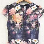 Betsey Johnson  Dress Women 2 Scuba Watercolor Whimsical Art To Wear Office Siren Photo 4