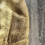 Vintage Pico Bello Genuine Boa Snake Skin Leather Shoulder Crossbody Purse Bag Brown Photo 14