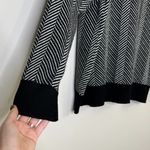 Joie  Chevron Striped Hooded Hoodie Sweater Sweatshirt Plus Size Comfy Loungewear Photo 3