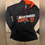 Majestic San Francisco Giants baseball long sleeve pullover jacket Photo 2