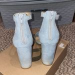 Charlotte Russe Baby Blue Suede Heels Photo 3