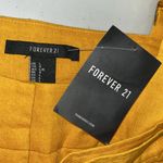 Forever 21 NWT Size L Golden Yellow Linen Blend One Piece Pant Jumpsuit w/ Belt Photo 4