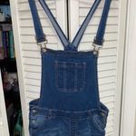 Wax Jean Denim Short Overalls Photo 0