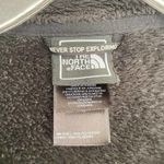 The North Face Black Fuzzy Fleece Full Zip Jacket Sz S Photo 2