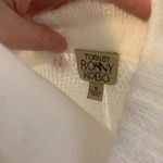 Torn By Ronny Kobo  Ruffle Lace Up Sweater Size S Photo 4