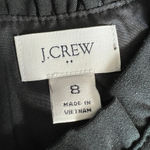 J Crew Factory Size 8 Black Ruffleneck Suiting Photo 1