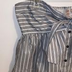 Anthropologie NWT $98  x Dolan Striped Tube Smocked Pullover Tie-Styling Top XL Photo 10