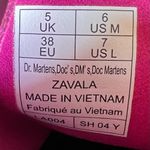 Dr. Martens Zavala Thrift Pink 8 Eyelet Lace Up Boot Size 7 #521 Photo 4