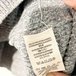 Free People Grey Mock Neck Too Good Thin Knit Sweater Size Medium Photo 4