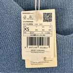 Mango  Women's Size XS Long Sleeve Sweater V-Neck Blue Sparkly NWT Party Glam Photo 3