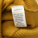 Umgee Sweater Womens Large Yellow Boho Fringe Pullover Long Sleeve Sweatshirt Photo 7