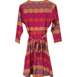 Merrell  Colorful Tie Waist Dress 3/4 Sleeve Women’s Size Medium Photo 8