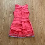 Esley  Sleeveless Pink Abstract A-Line Mini Dress Womens Medium Photo 7