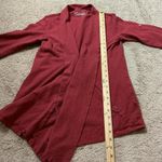 Royal Robbins  Women's Red Long Sleeve Open Front Cardigan Sweater Organic Cotton Photo 7